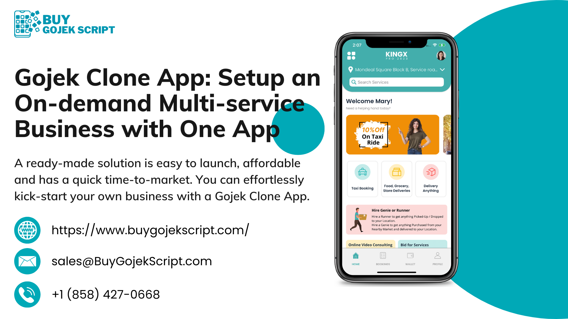 Gojek Clone App: Setup An On-demand Multi-service Business