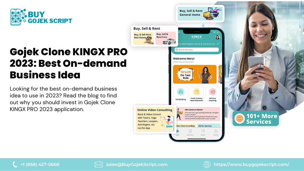 Gojek Clone KINGX PRO 2023: Best On-demand Business Idea