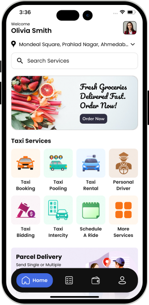 User App Main Screen